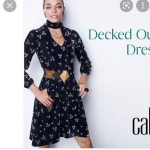 Cabi Decked out dress in size M. New, never worn.